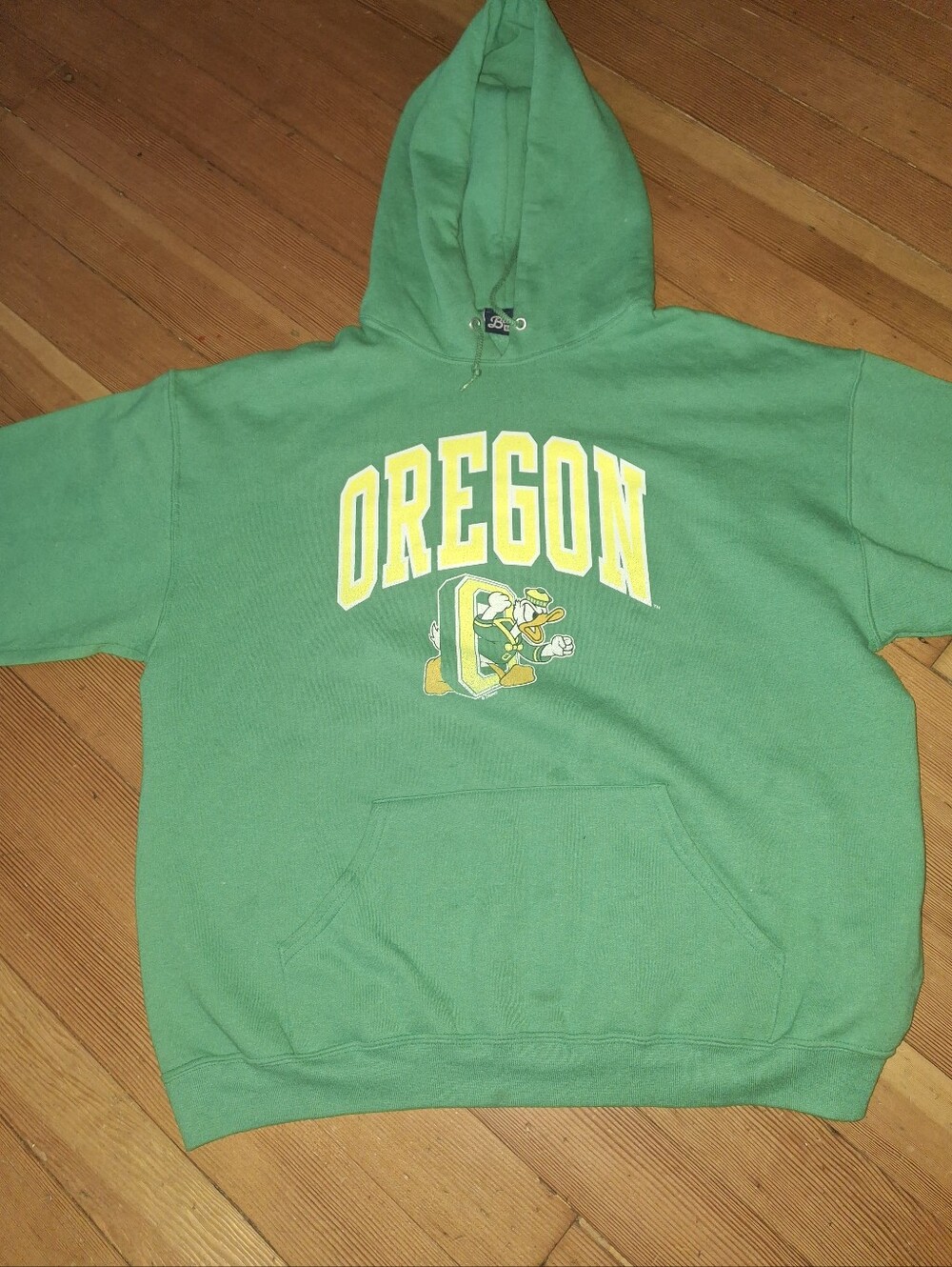 Disney Oregon Ducks Throwback Hoodie  College Logo Hooded Sweatshirt Men XL